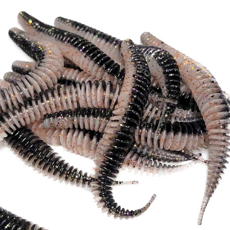 Midnight Ghost 3 Ribbed Worm (15pk) – 99 Strikes Fishing Co