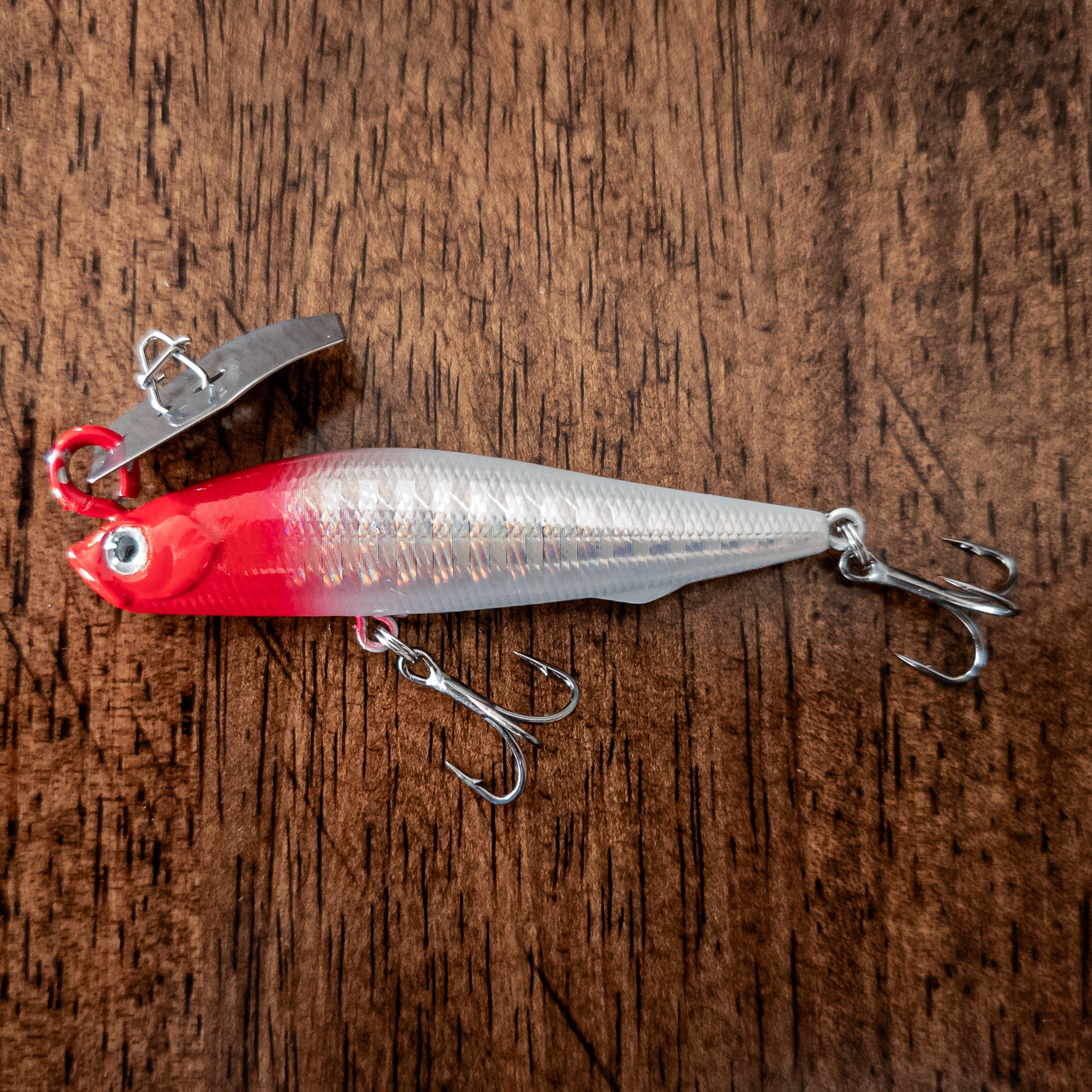 fish lures with red heads Classic Red Head Vibrating Slab Jr