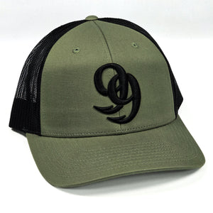 Loden Green & Black 99 Strikes Logo Hat