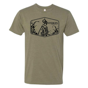PRE ORDER - Fish Bites 99 Strikes Light Olive Tee - 99 Strikes Fishing Co