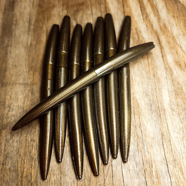 Rusty Bullfrog Color Shifting 5" Stick Worm (8pk) - 99 Strikes Fishing Co