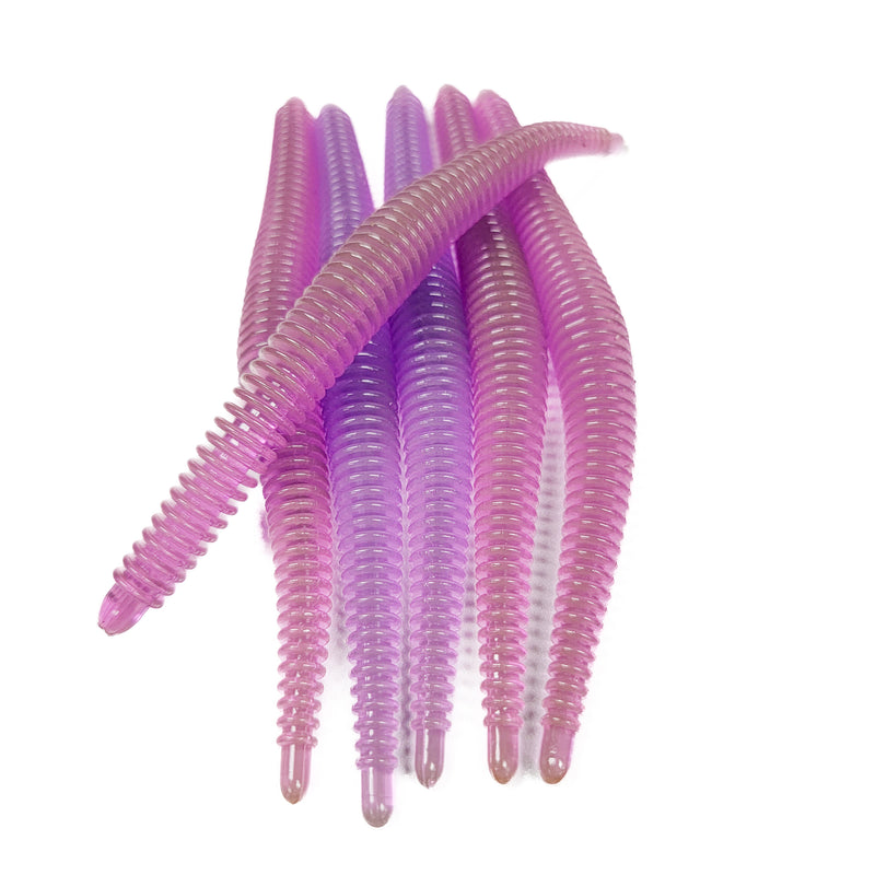 Starburst 6" Ribbed Worm (6pk) - 99 Strikes Fishing Co