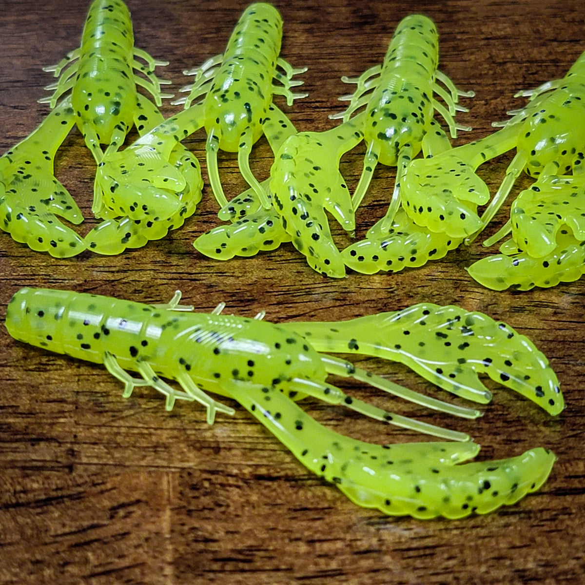 Chartreuse Pepper 3.4" Rebel Craw (6pk)