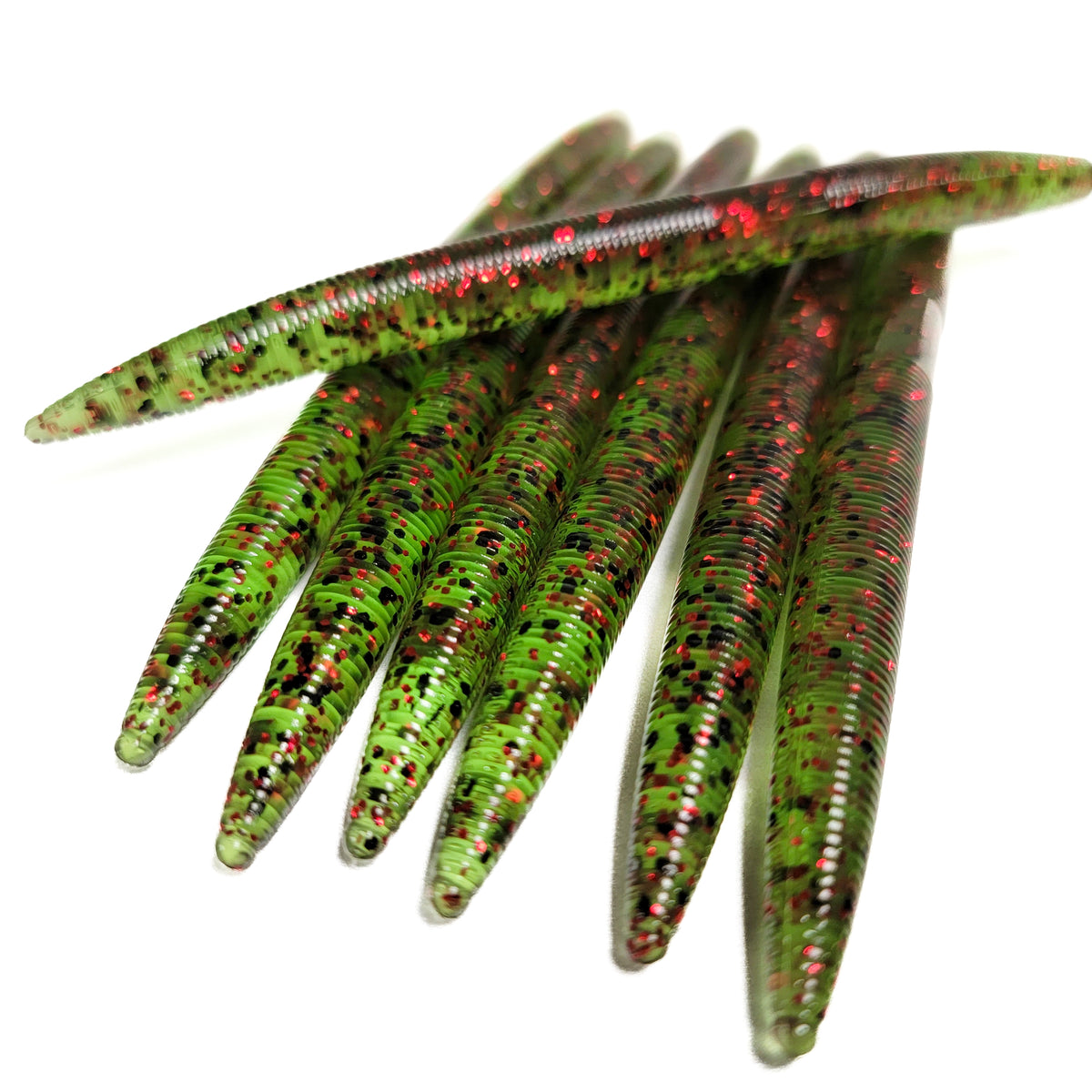 Watermelon Red 5" Stick Worm (7pk)