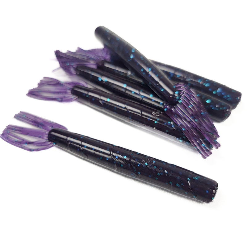 Junebug 4" Broomstick (6pk) - 99 Strikes Fishing Co