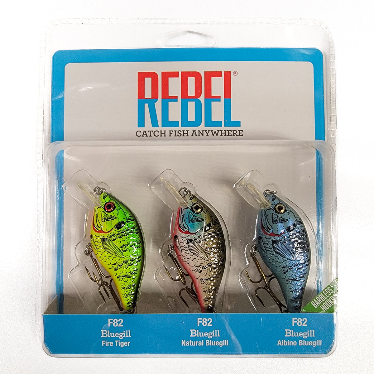 Rebel 3 Kit Bluegill 3pk