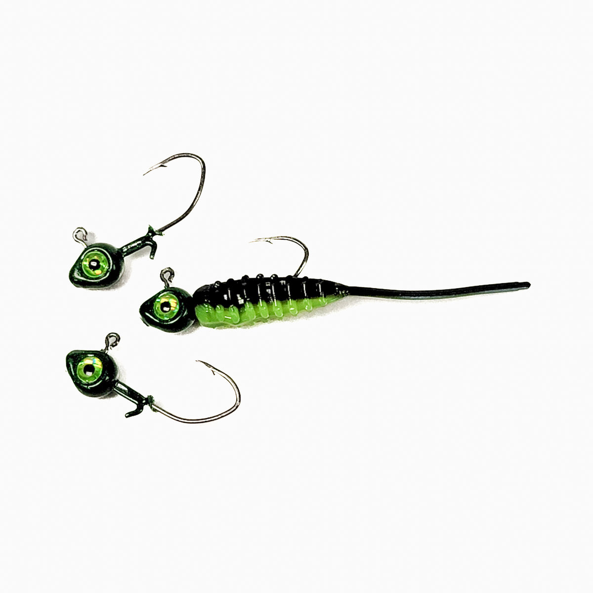 Lil' Greenie Minnow Strike Jig Head (3pk)