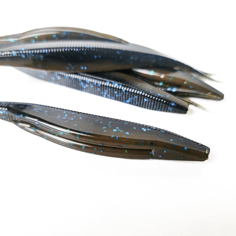 Green Pumpkin Black Blue 5" Frantic Jerkbait (6pk)