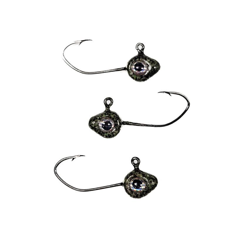 Lil' Camo Minnow Strike Jig Head (3pk)