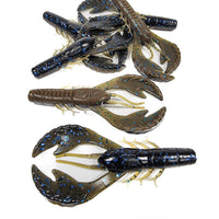 Green Pumpkin Black Blue 3.4" Rebel Craw (6pk)