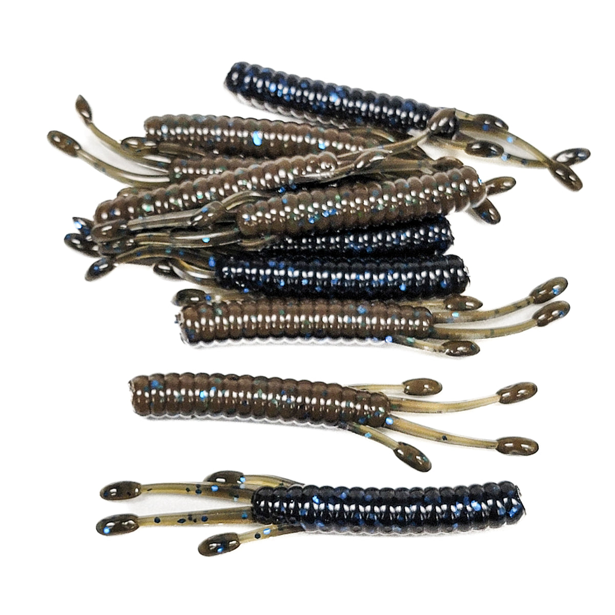 Green Pumpkin Black Blue 3" Nemesis Ned (10pk)