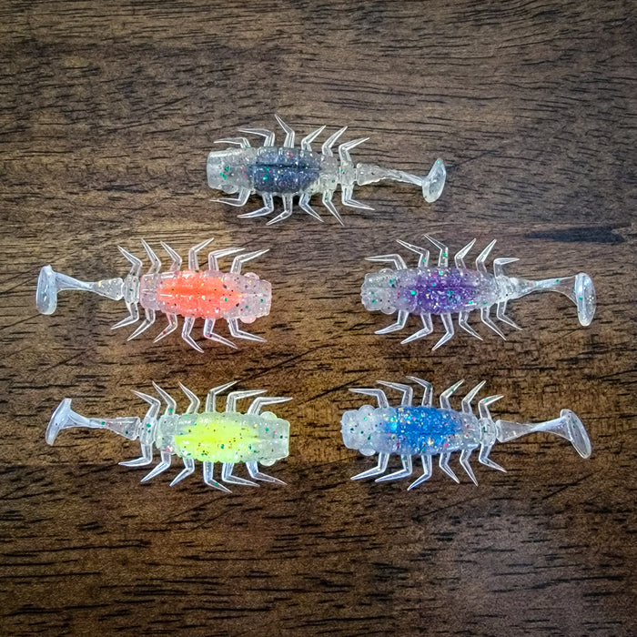 Larva 2" Bubble Gut Paddle Tail (15pk) - 99 Strikes Fishing Co