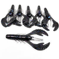 Dark Demon 3.4" Rebel Craws (6pk) - 99 Strikes Fishing Co