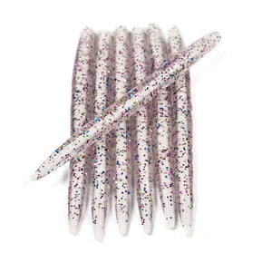 Birthday Cake Core Shot 5" Stick Worm (6pk) - 99 Strikes Fishing Co