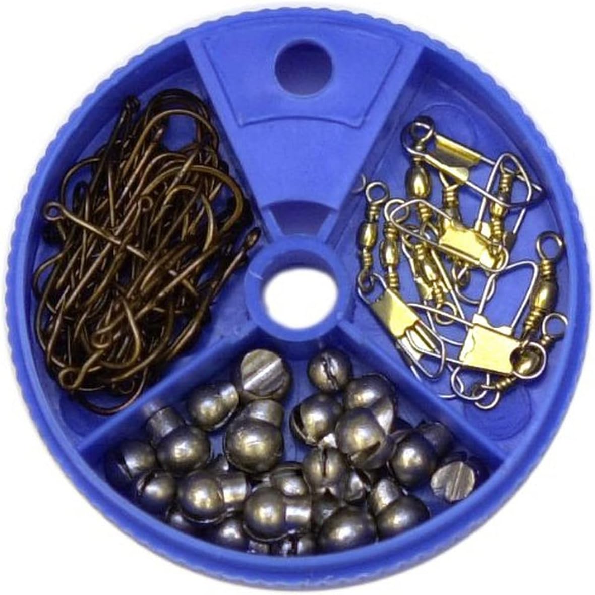 Eagle Claw Assort Hooks, Swivel, Sinker 75 Pc
