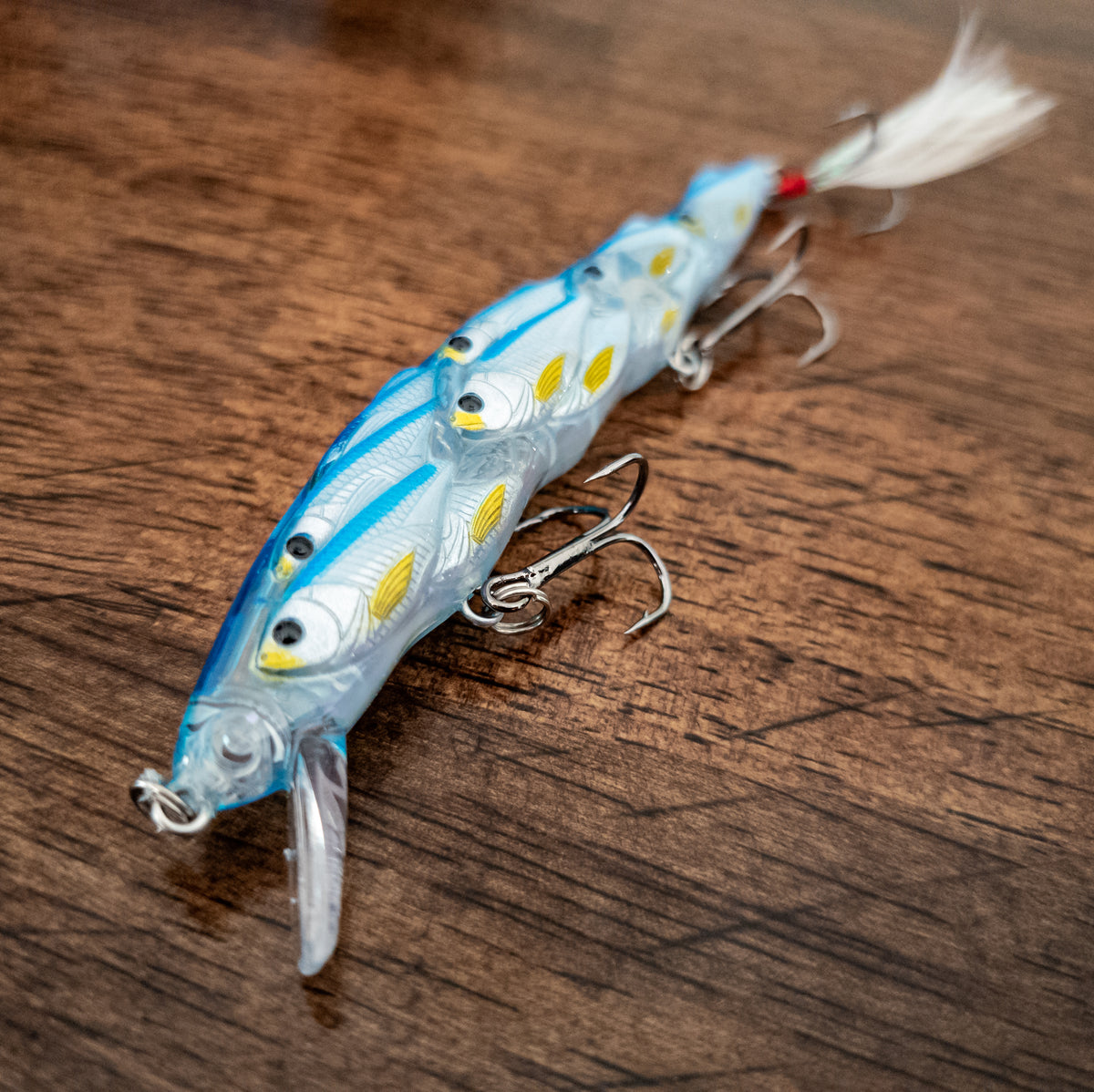 clinch knot minnow swarm fishing lure Tsunami Tidal Pro ready lure Mastering the Art of Knot