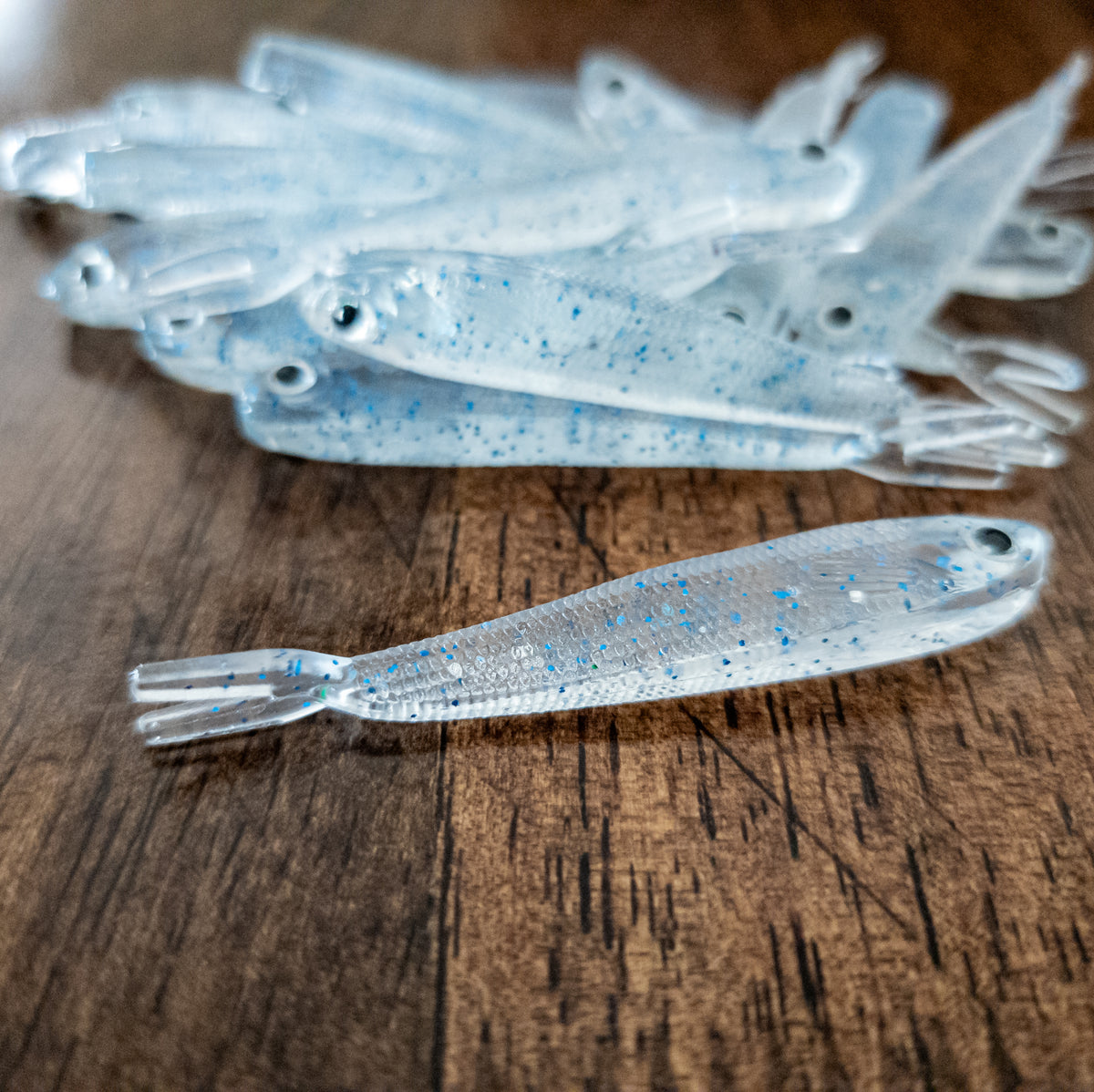 Spotted Blue Toxic Minnow 2.7" (10pk)