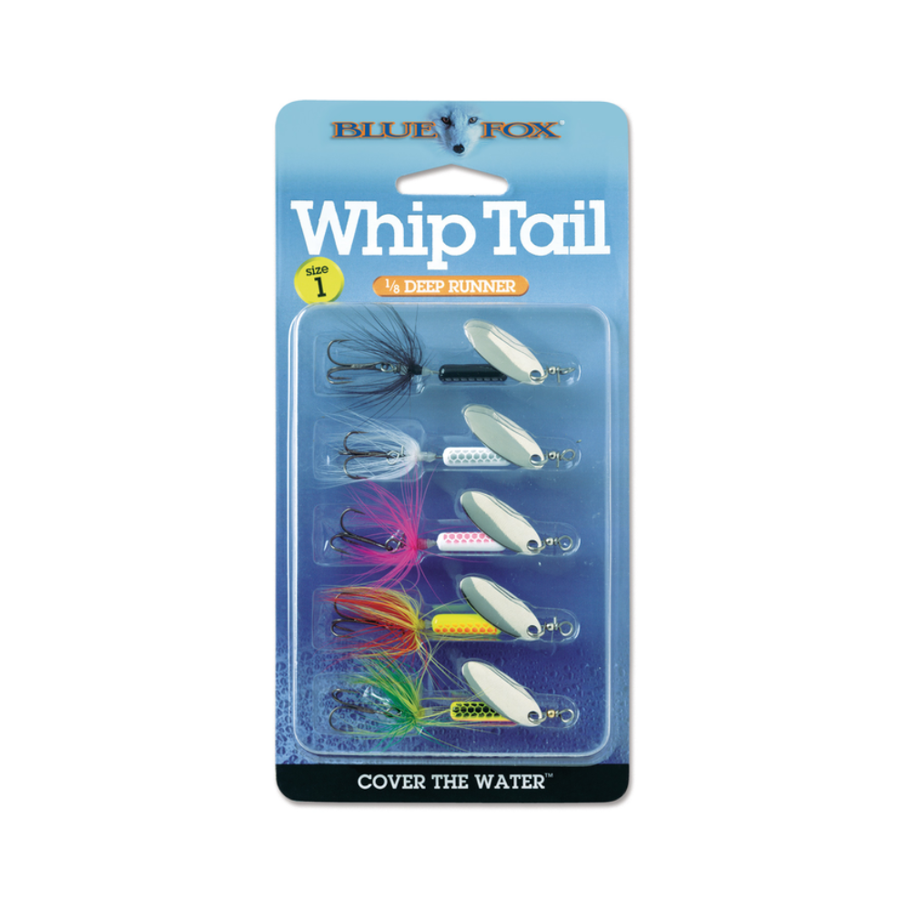 Blue Fox Kit Assorted Whiptail 1/8oz Deep Runner