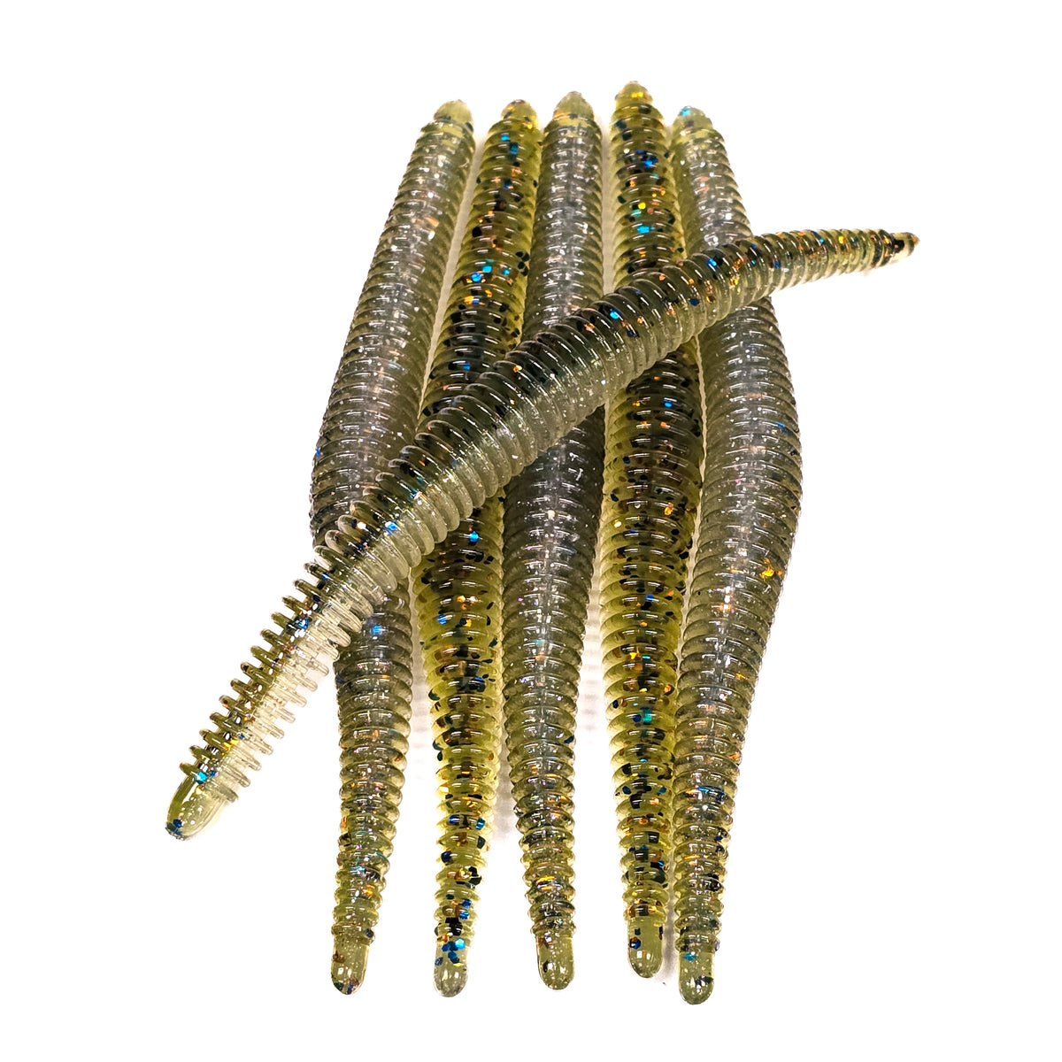 Bluegill 6" Ribbed Worms (6pk)