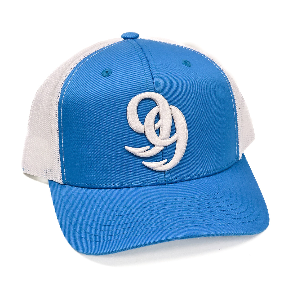 Blue and White 99 Strikes Logo Hat