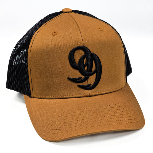 Caramel & Black 99 Strikes Logo Hat - 99 Strikes Fishing Co
