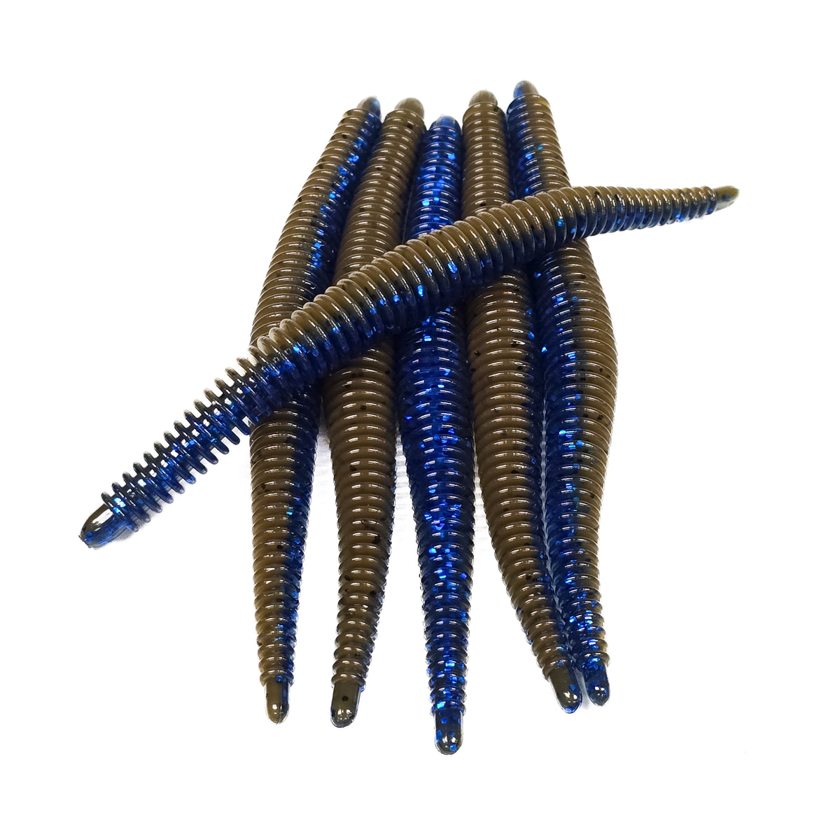 Okeechobee Craw 6" Ribbed Worm (6pk)