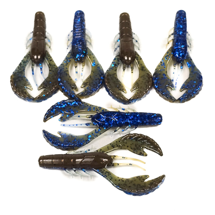 Okeechobee Craw 3.4" Rebel Craw (6pk) - 99 Strikes Fishing Co