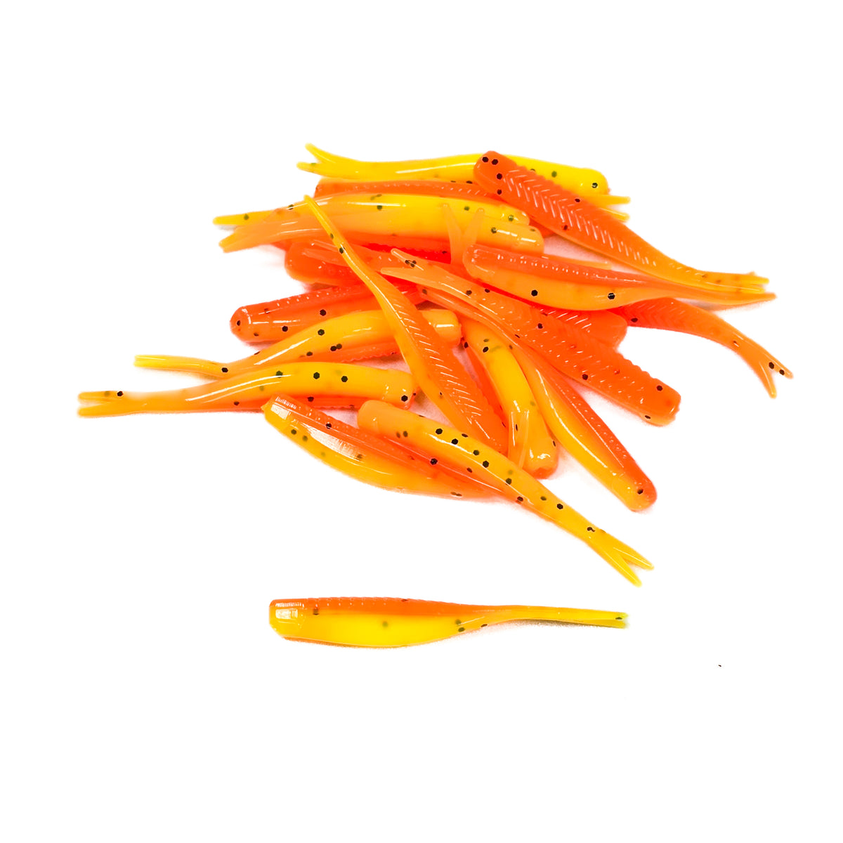 Fire Tiger Tracer Minnow 2" Fork Tail (20pk)