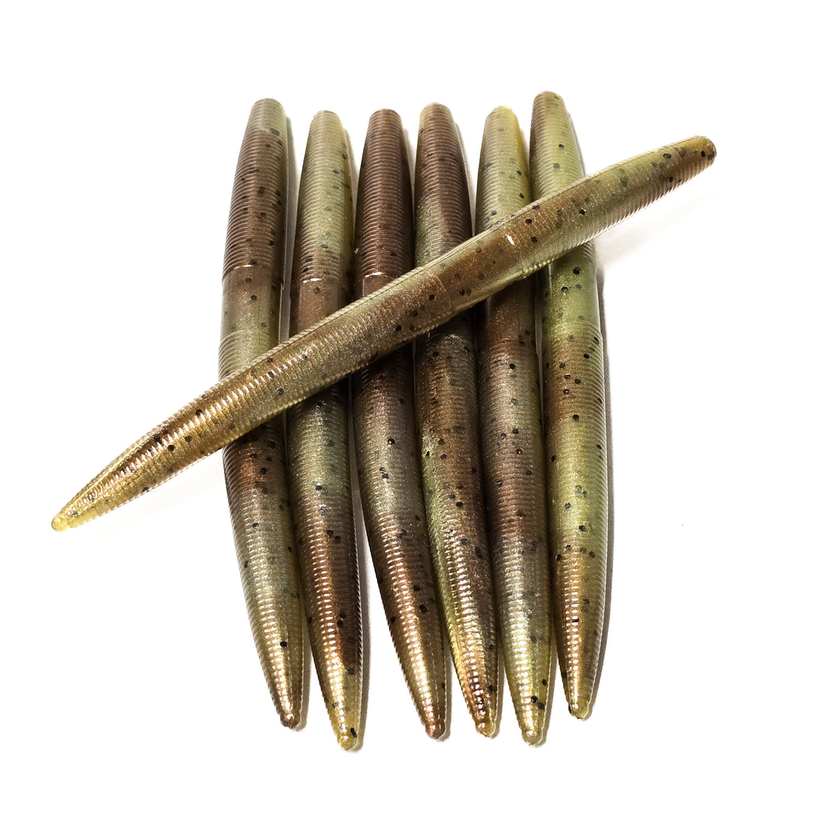 Rotten Banana Twist 5" Stick Worm (6pk) - 99 Strikes Fishing Co