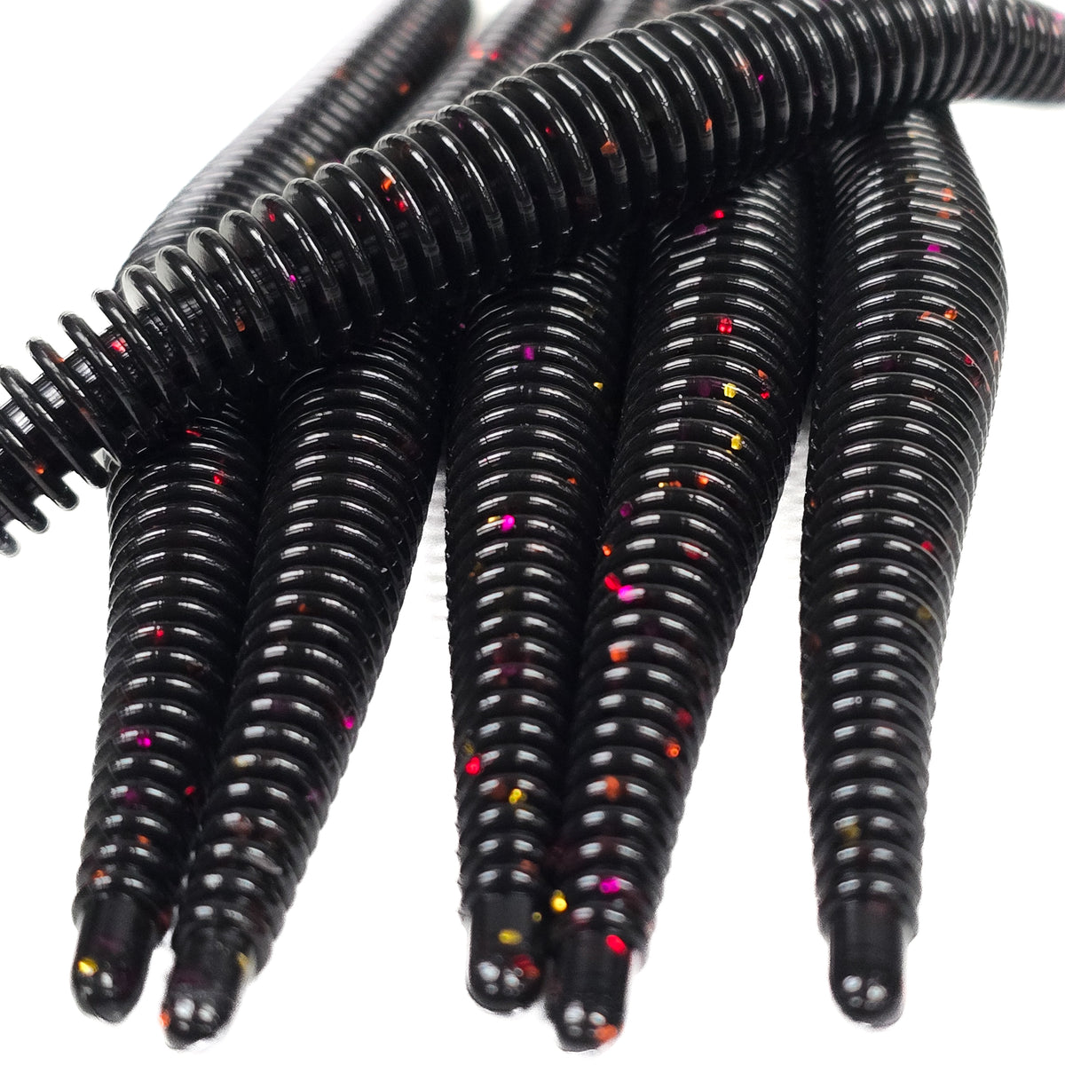 Campfire  6" Ribbed Worms (6pk)