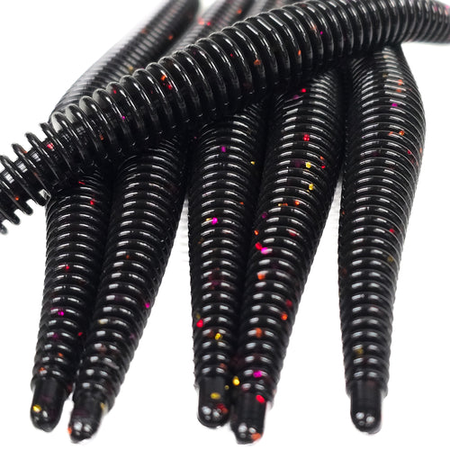 Campfire  6" Ribbed Worms (6pk)