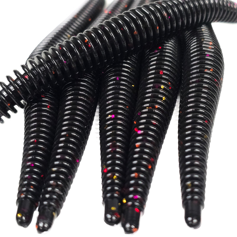Campfire  6" Ribbed Worms (6pk)