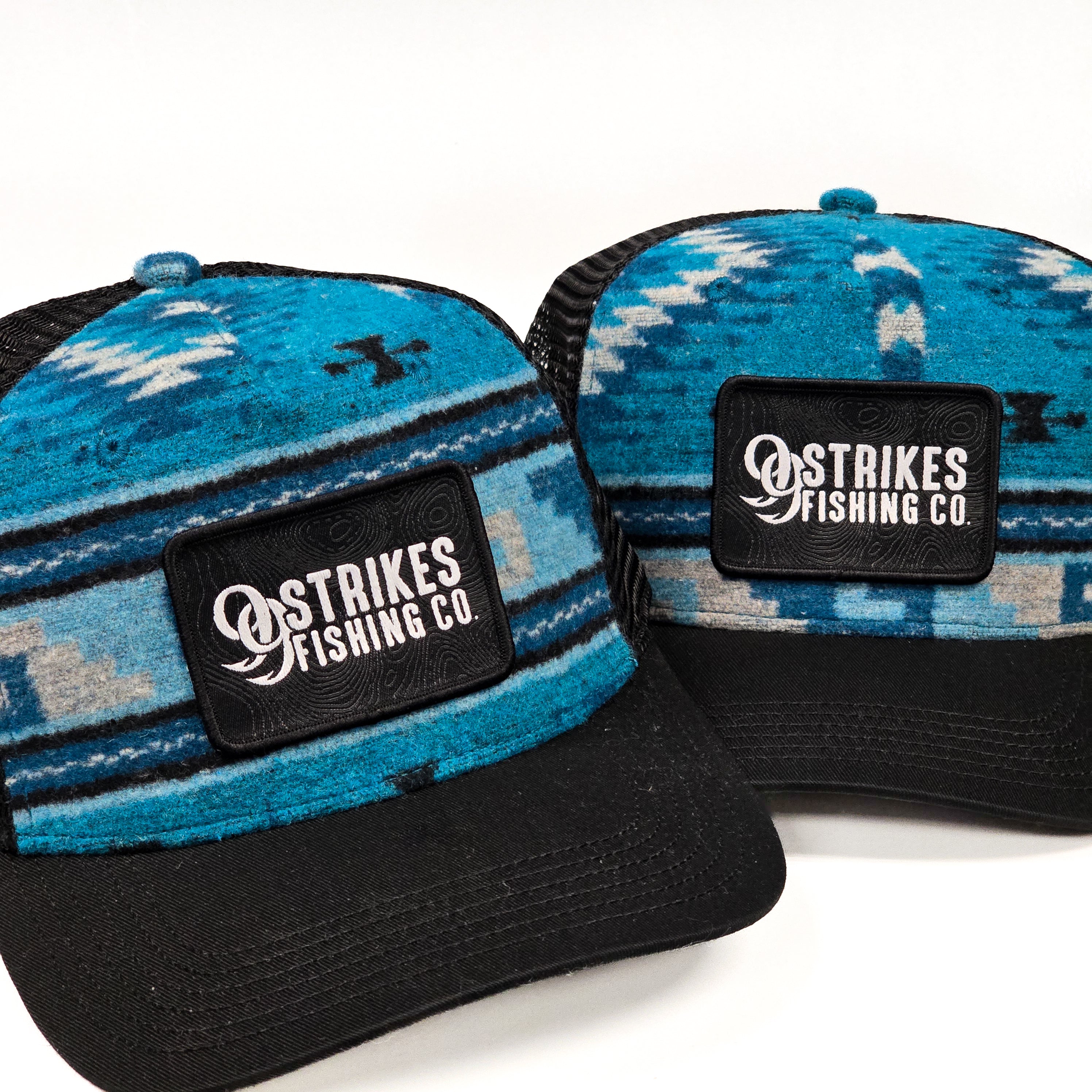 99 Strikes Aztec Topo Patch Snapback Hat – 99 Strikes Fishing Co