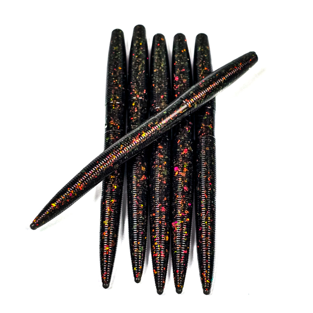 VooDoo Fire Tiger 5" Stick Worms Premium Series (6pk)