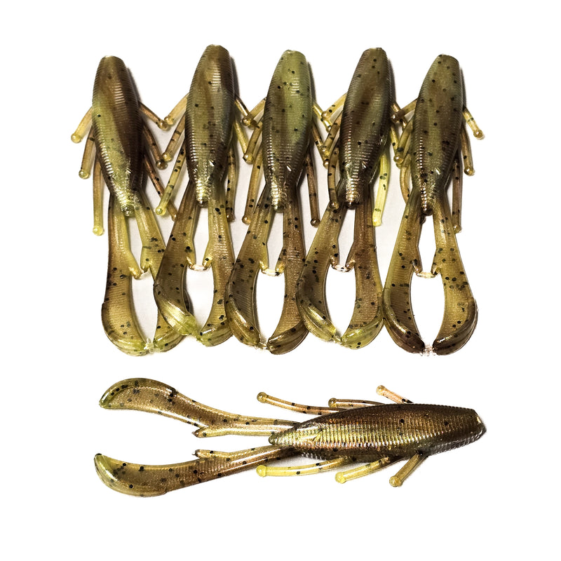 Rotten Banana Twist 4.25" Hammer Beetle (6pk) - 99 Strikes Fishing Co