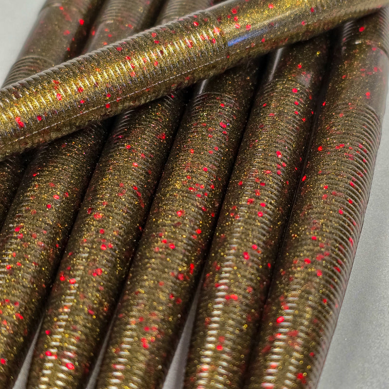 VooDoo Dirty Olive 5" Stick Worm Premium Series
