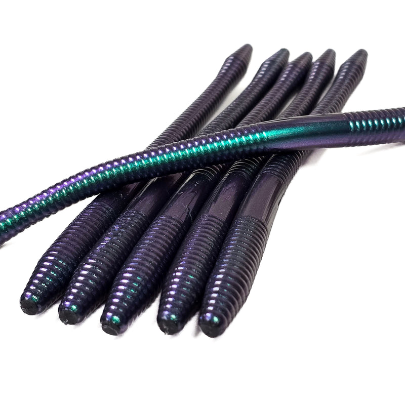 6.25" Riddler Color Shifting Diamond Tail (6pk) - 99 Strikes Fishing Co