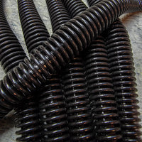 6" Blackout Ridge Worm (6 pk) - 99 Strikes Fishing Co