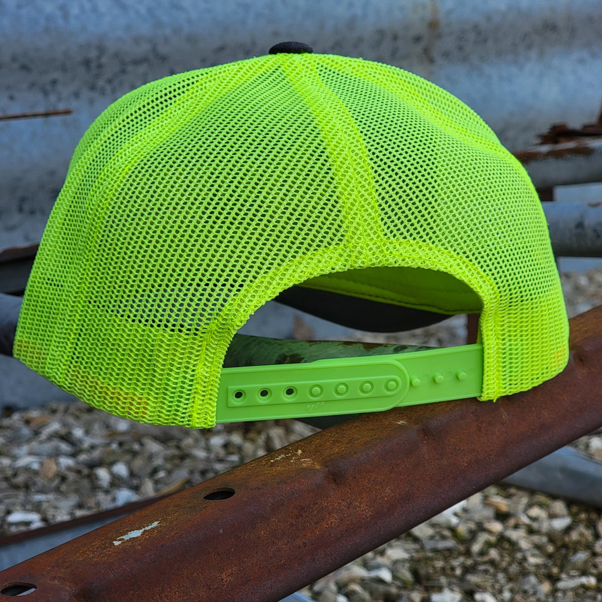 99 Strikes Neon Yellow Green Snapback Hat