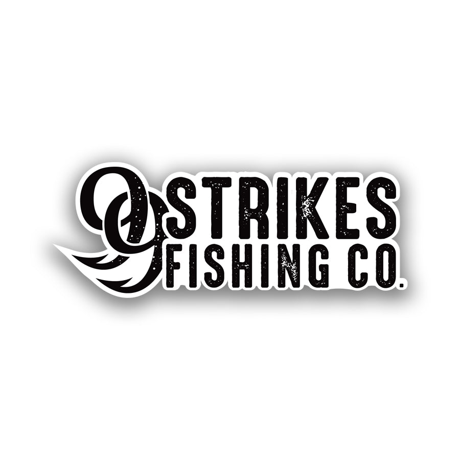 99 Strikes Grunge Logo Sticker