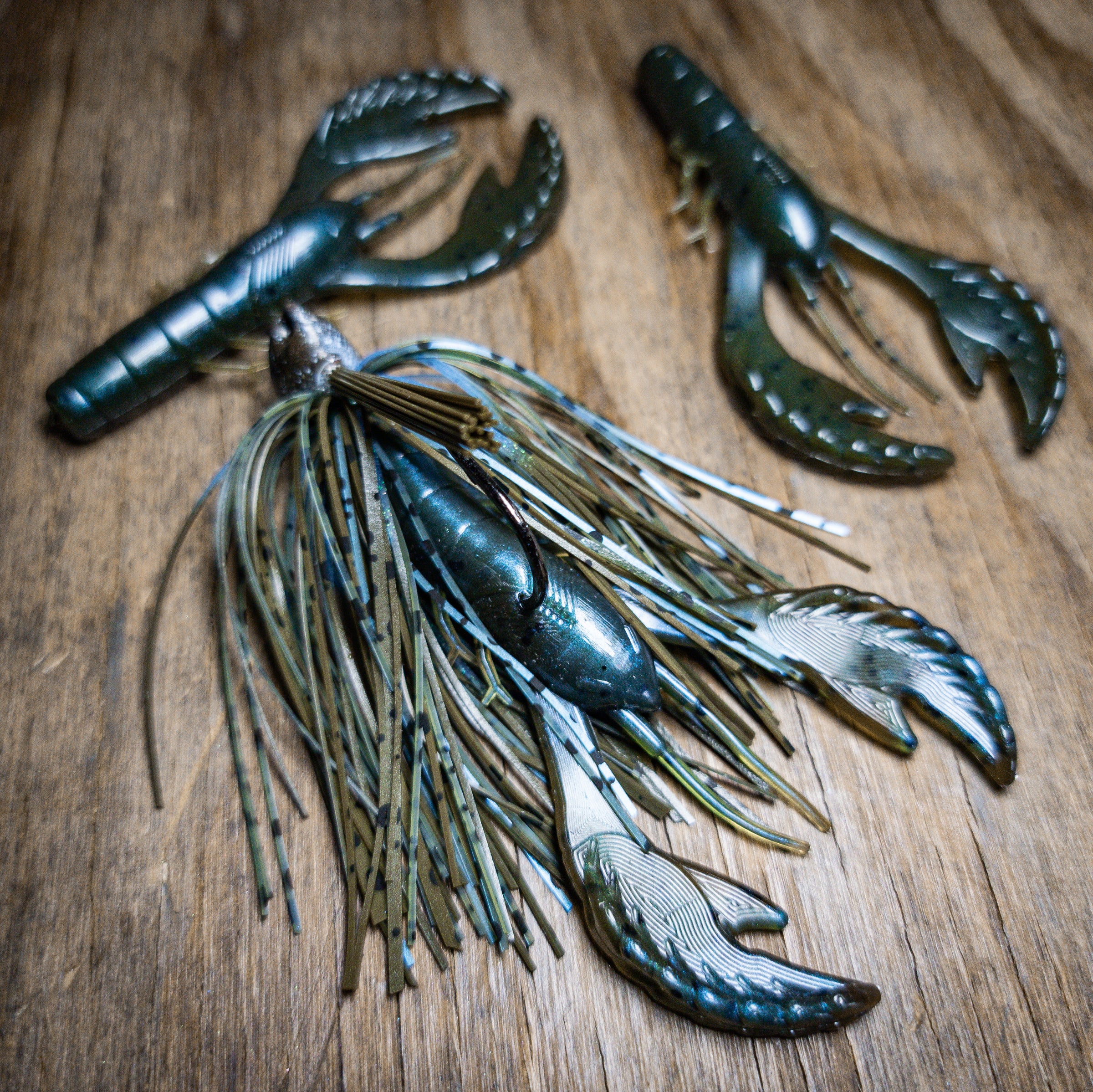 Bluegill Brush Jig w/ Matching Craws – 99 Strikes Fishing Co