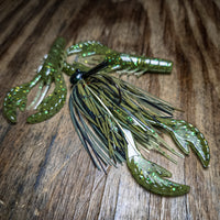 Kudzu Black Stand-up Football Jig w/ Matching Craws - 99 Strikes Fishing Co