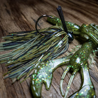 Kudzu Black Stand-up Football Jig w/ Matching Craws - 99 Strikes Fishing Co