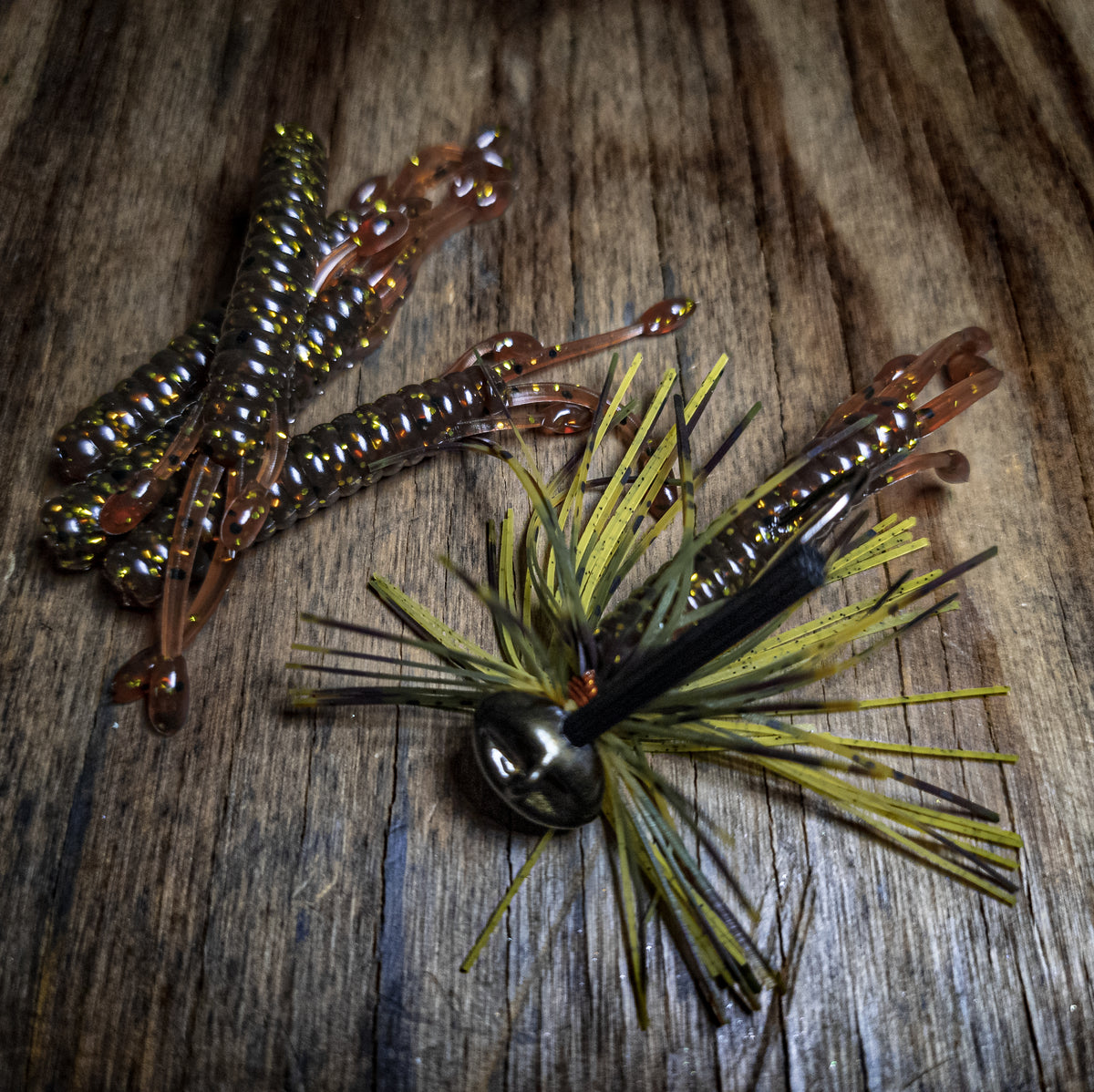 bruised banana fishing lure Bruised Banana Finesse Cut Stand-up Football Jig w/ Matching Nemesis N – 99 Strikes Fishing Co