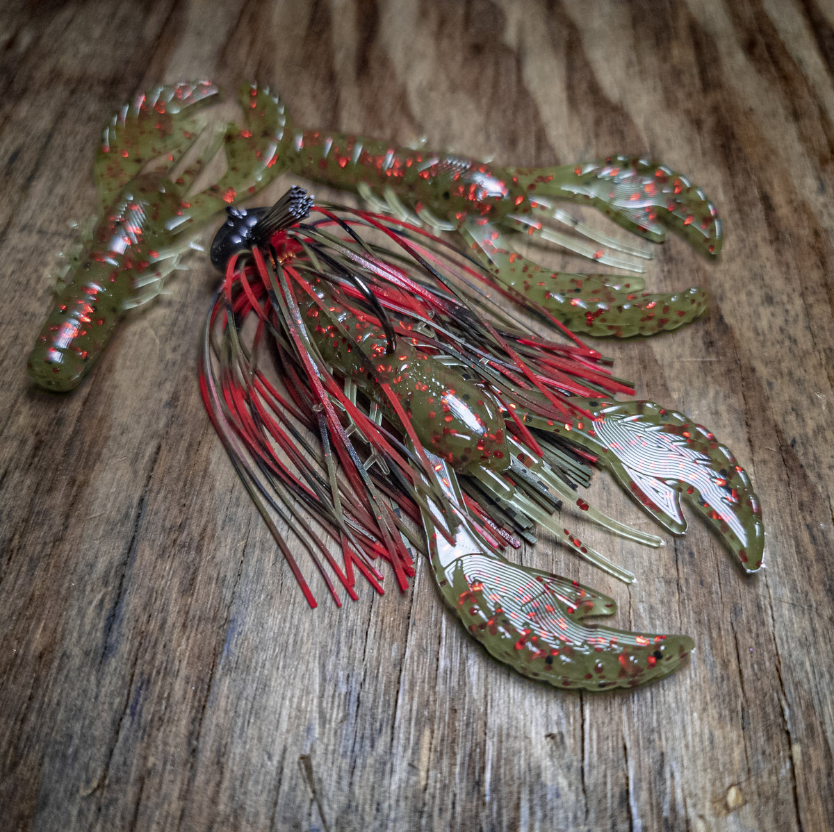 Red Tide Standup Football Jig w/ Matching Craws