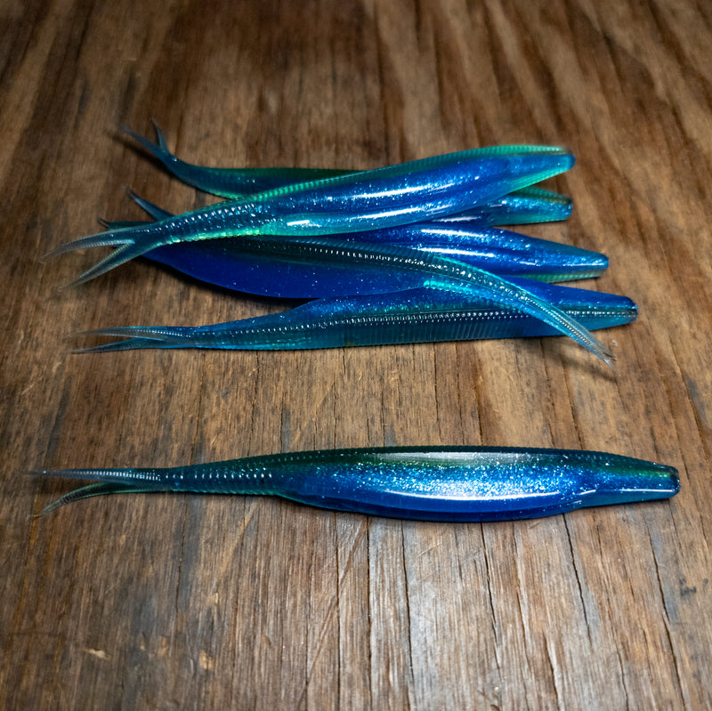 Blue Algae 5" Frantic Jerkbait (6pk) - 99 Strikes Fishing Co