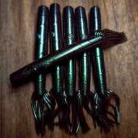 Avocado Wine Color Shifting 4" Broomstick (6pk) - 99 Strikes Fishing Co