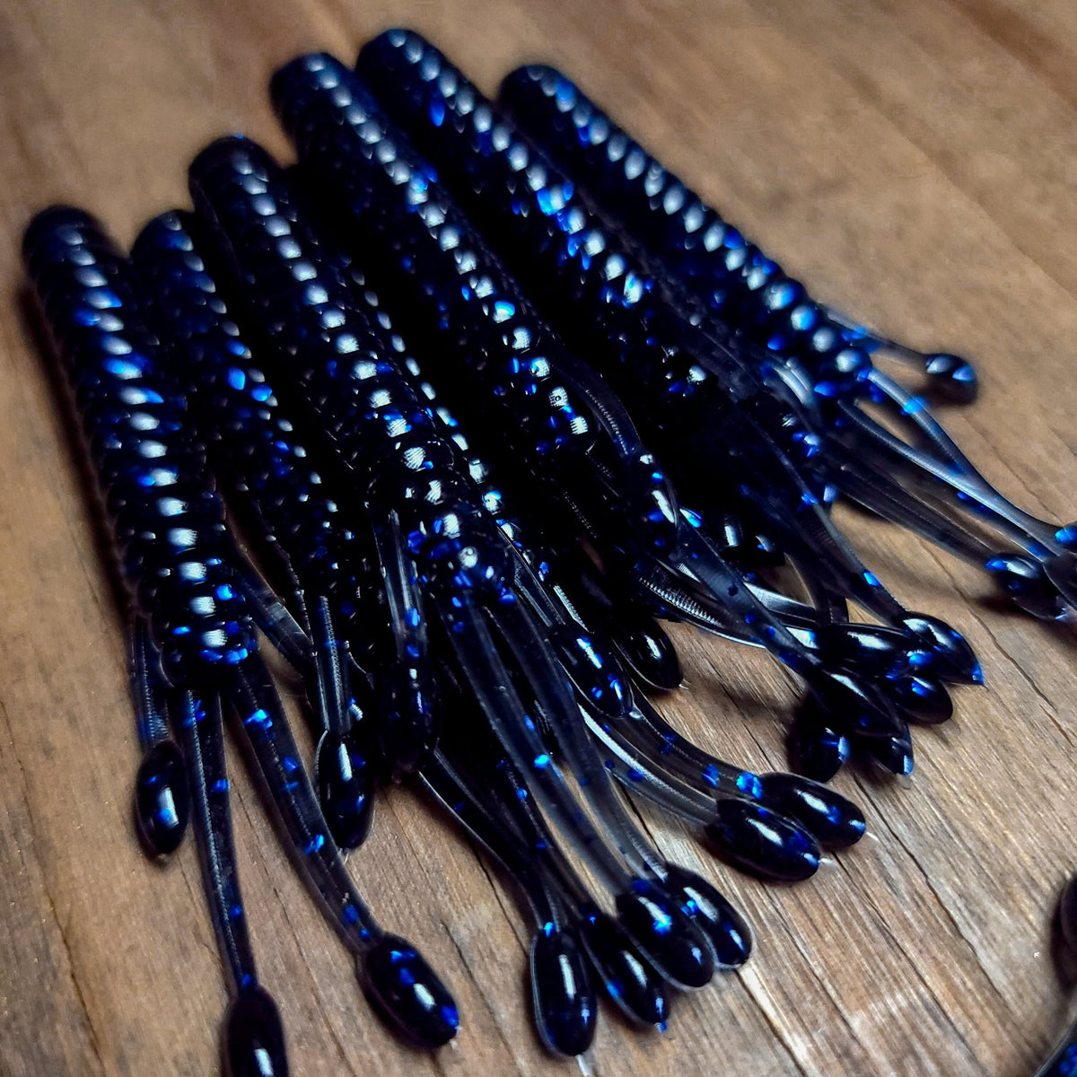 Black and Blue 3" Nemesis Ned (10pk) - 99 Strikes Fishing Co