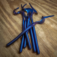 Bruisin Color Shift 10" Ribbon Tail Worm (6 pk) - 99 Strikes Fishing Co