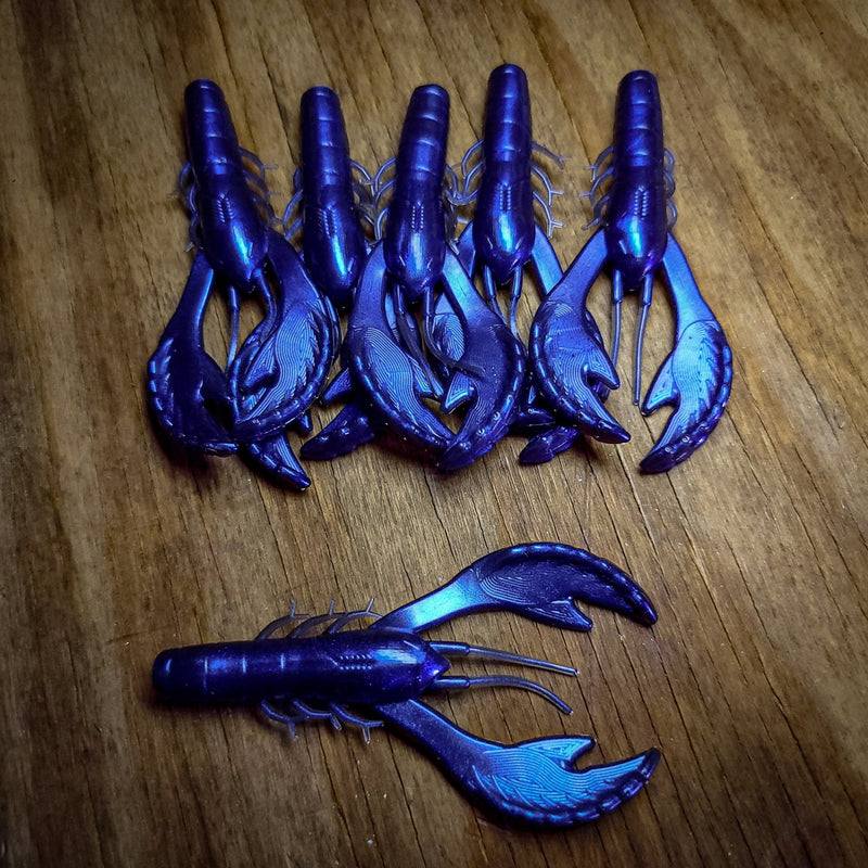 Bruisin Color Shifting 3.4" Craws (6pk) - 99 Strikes Fishing Co